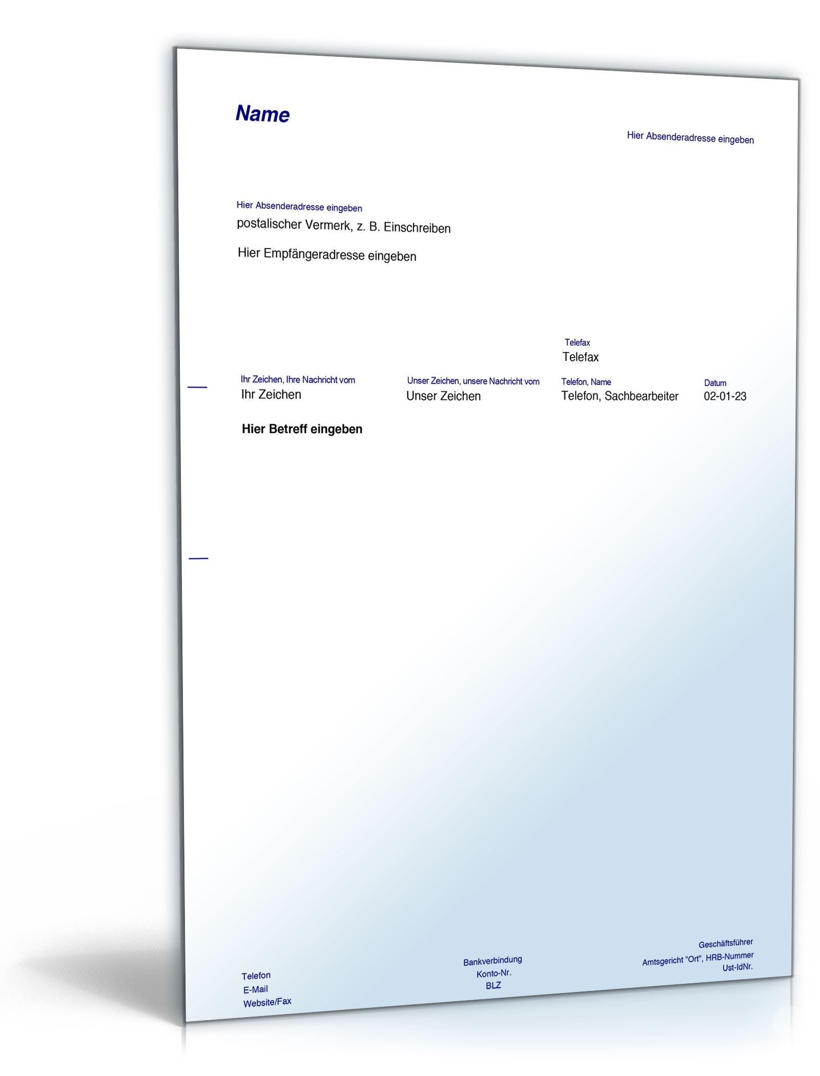 Hauptbild des Produkts: Europäischer Unfallbericht mit Schadensmeldung an die Kfz-Versicherung