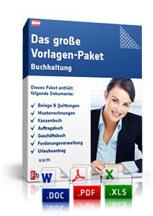 Hauptbild des Produkts: Vorlagen-Paket Buchhaltung