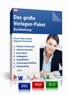 Vorlagen-Paket Buchhaltung