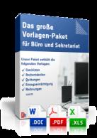 Das große Vorlagen-Paket für Büro und Sekretariat