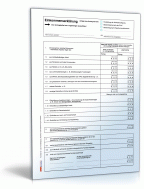 Einkommenserklärung für den Antrag auf einen Wohnberechtigungsschein WBS