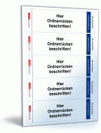 Ordner-Rücken für Leitz-Ordner (5,3 x 18,8), hoch