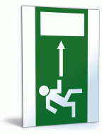 Schild "Notausgang nach rechts"