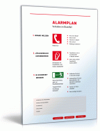 Schild "Notfall- und Alarmplan"