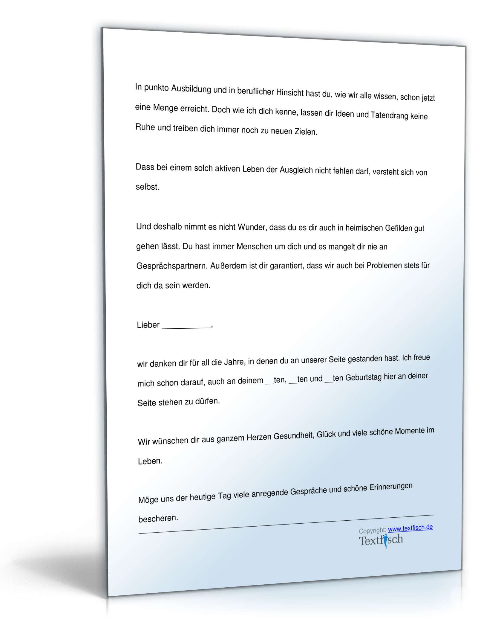 Geburtstagsrede Sternzeichen Fische (männlich)  PDF. Seite: 4