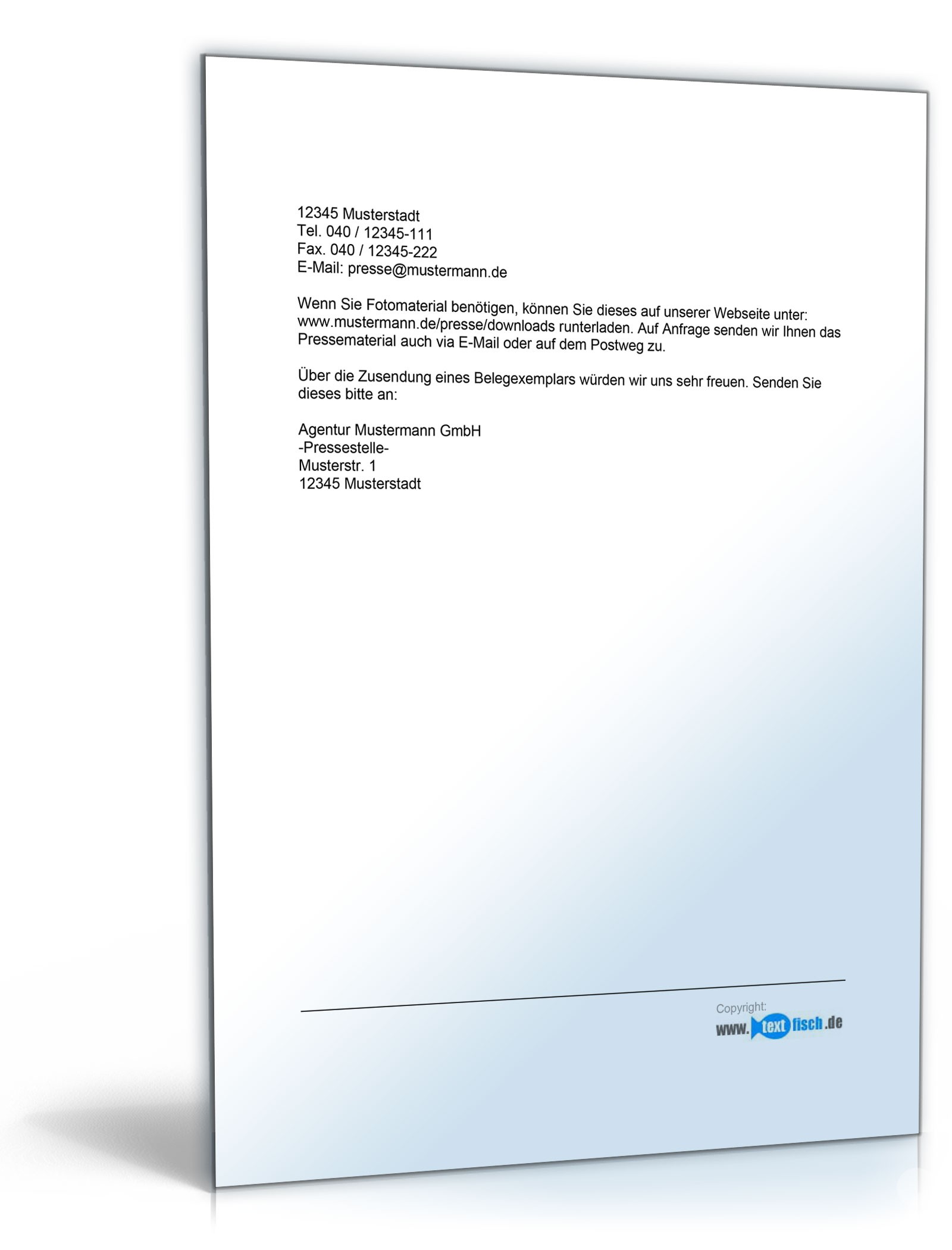 Pressemitteilung zur Gewinnung eines Marketingetats PDF. Seite: 2