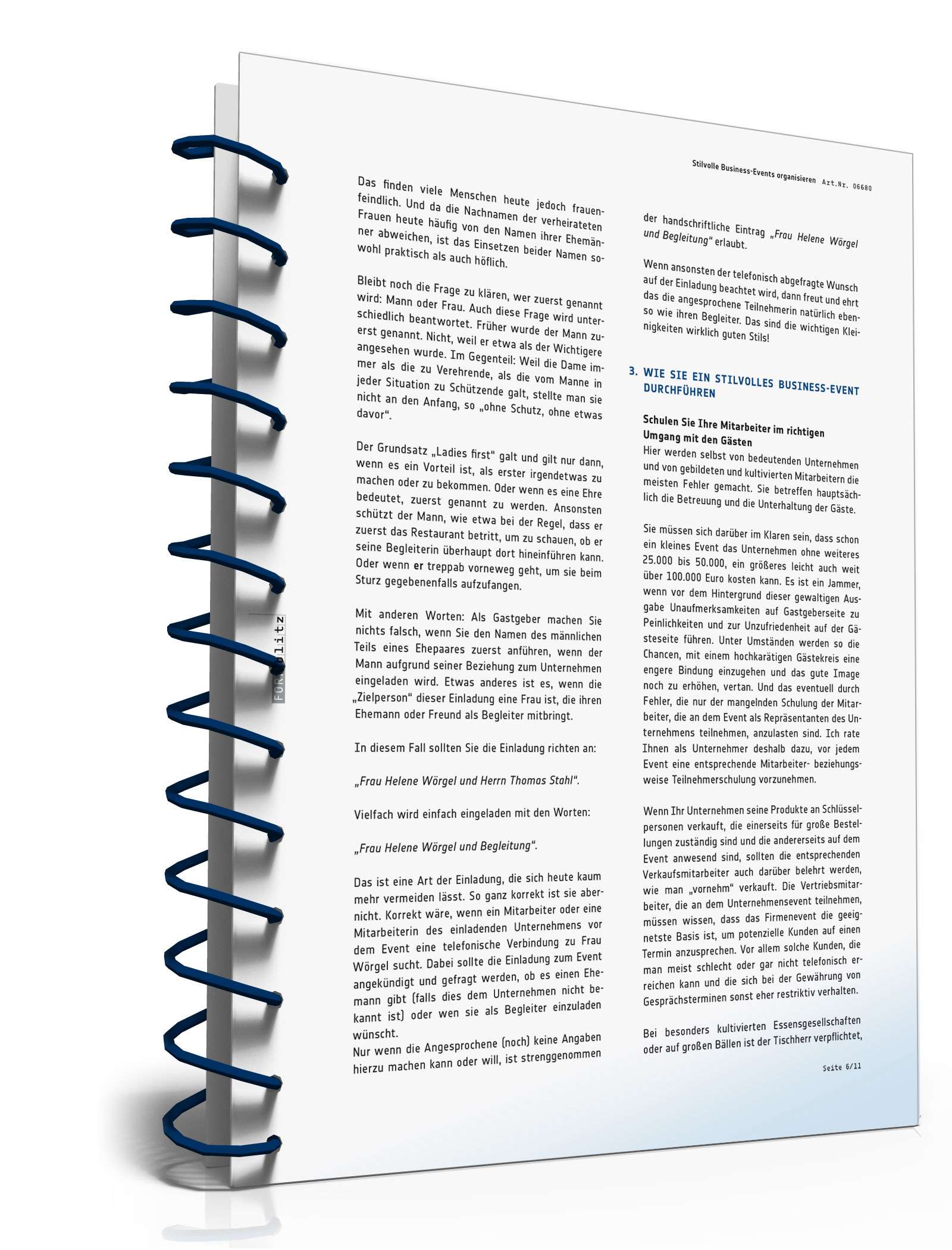 Stilvolle Business-Events organisieren PDF. Seite: 7