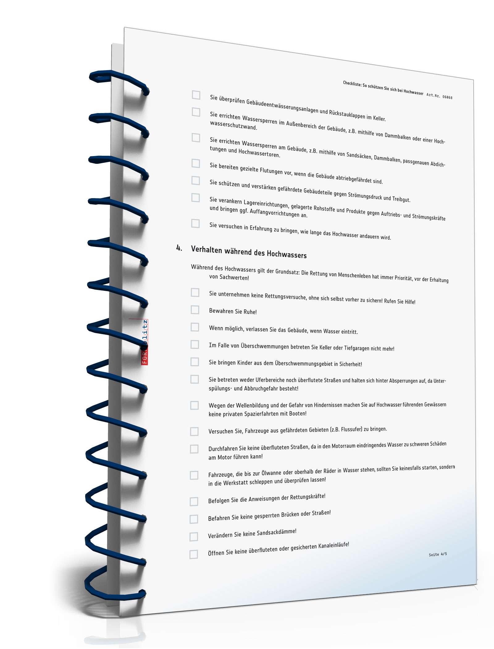 Mensch, Unternehmen, Immobilie – So schützen Sie sich bei Hochwasser PDF. Seite: 5