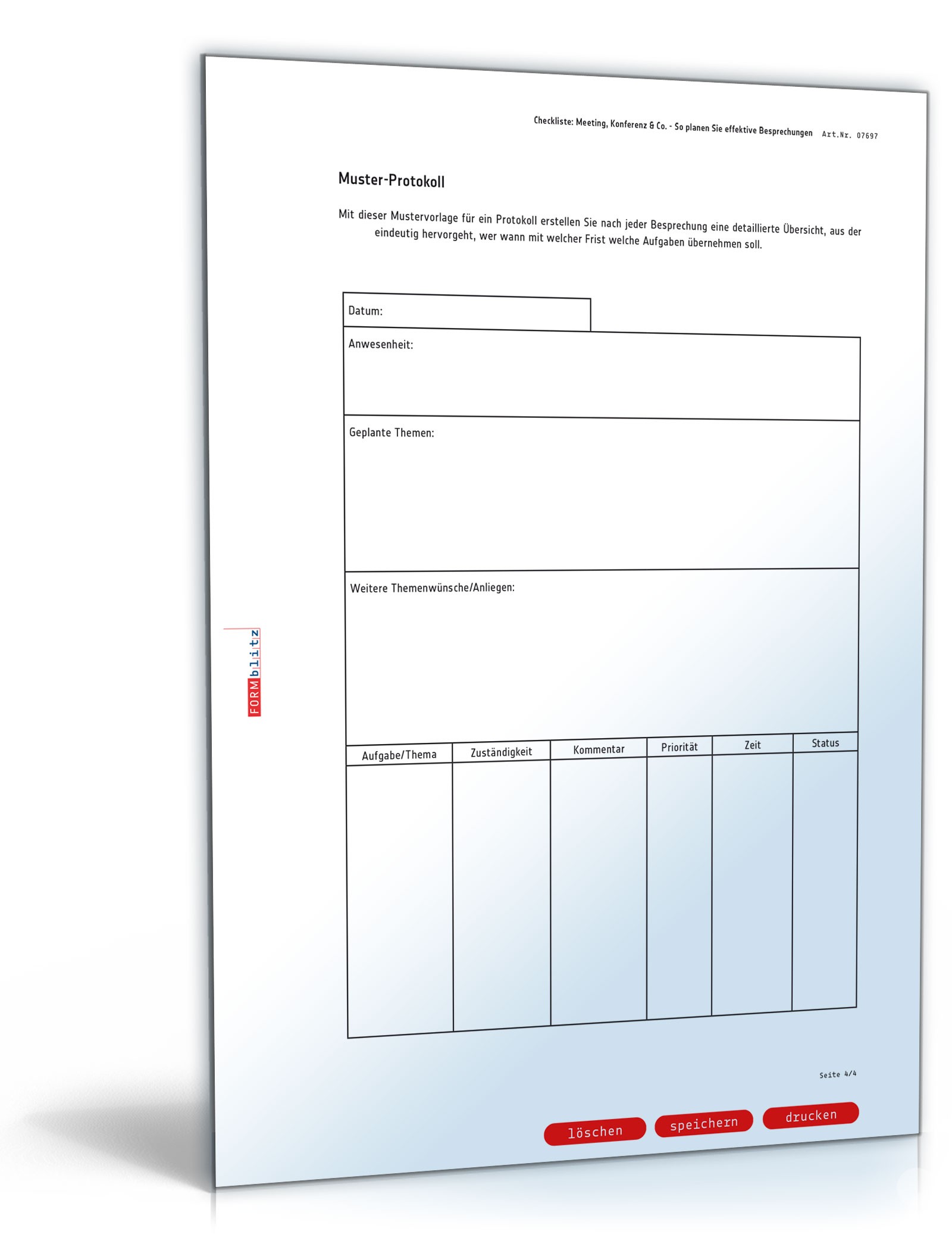 Meeting, Konferenz & Co. - So planen Sie effektive Besprechungen PDF. Seite: 4