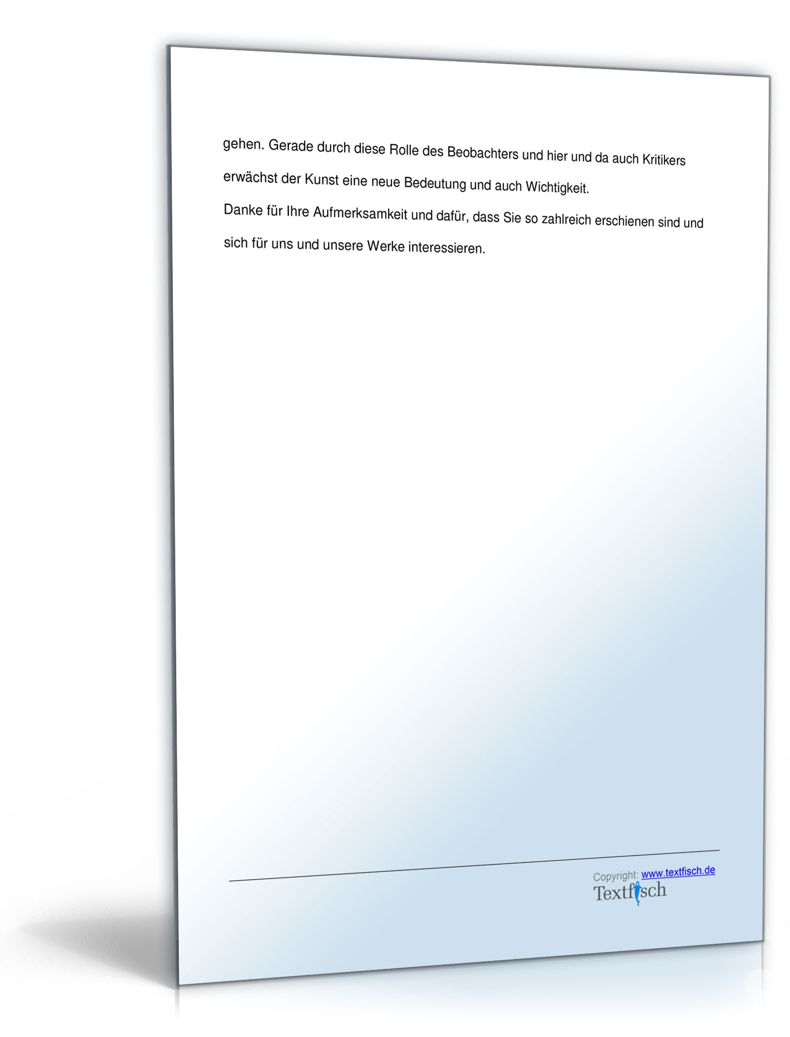 Eröffnungsrede - Eröffnung einer Ausstellung  PDF. Seite: 4