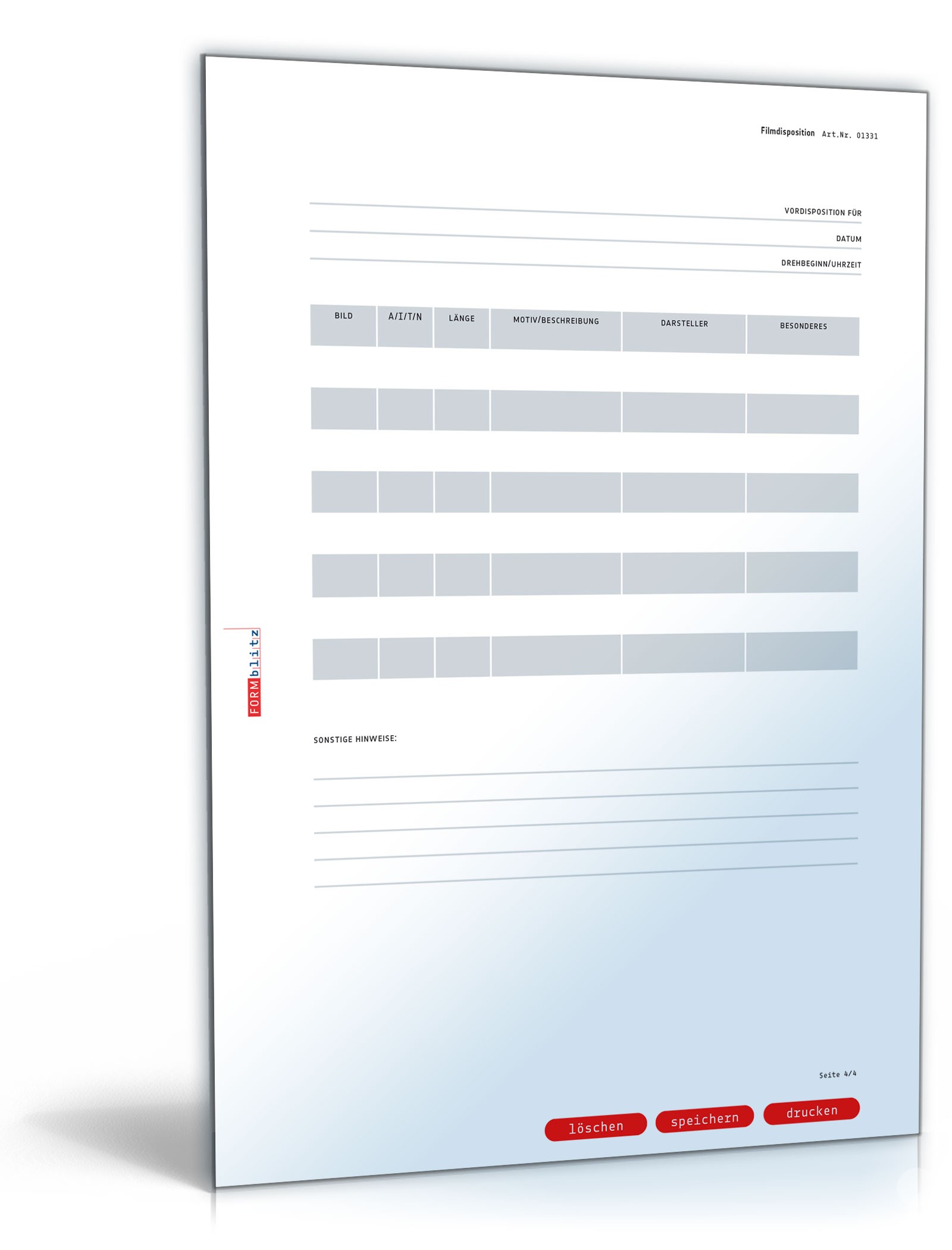 Filmdisposition PDF. Seite: 4