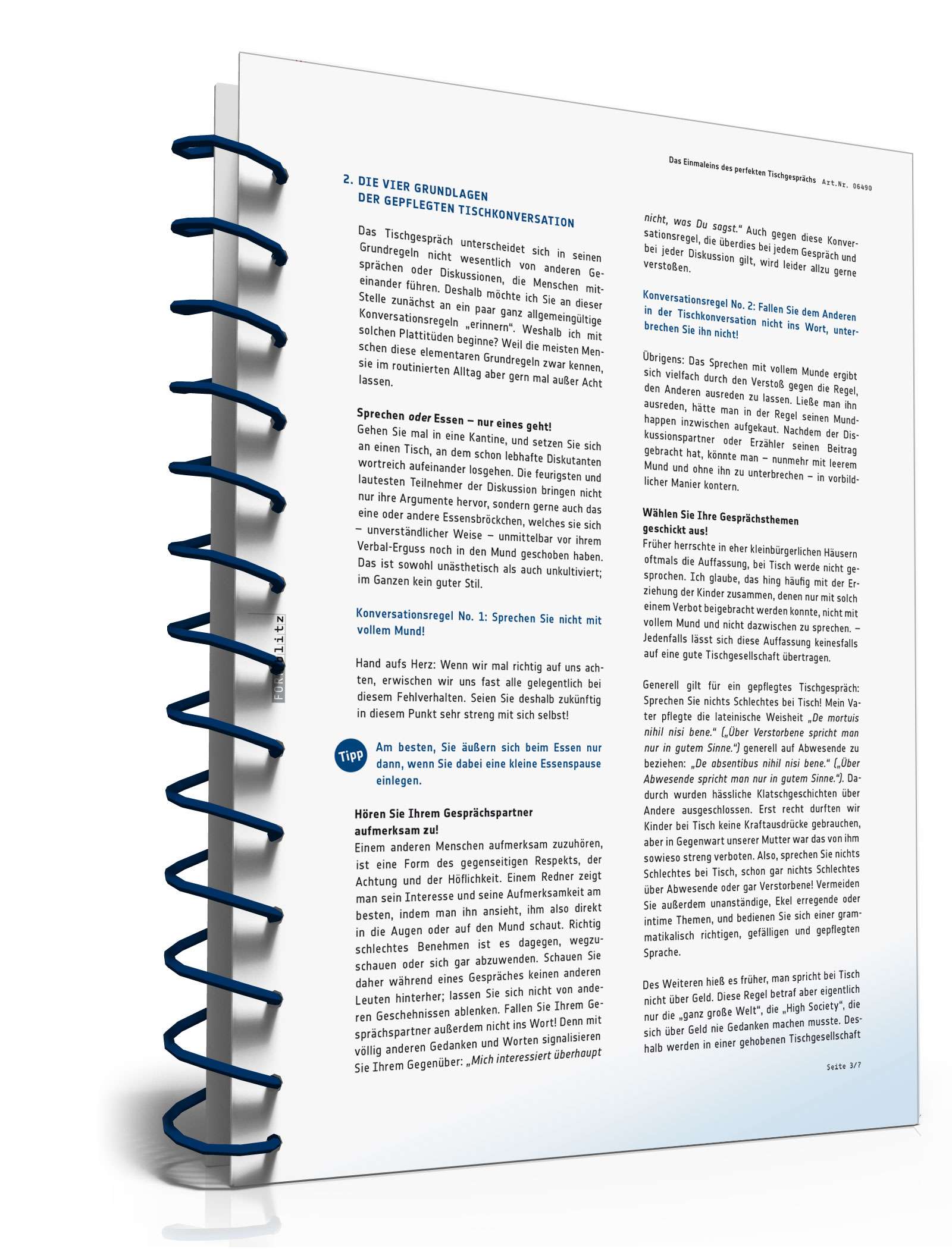 Das Einmaleins des perfekten Tischgesprächs PDF. Seite: 4