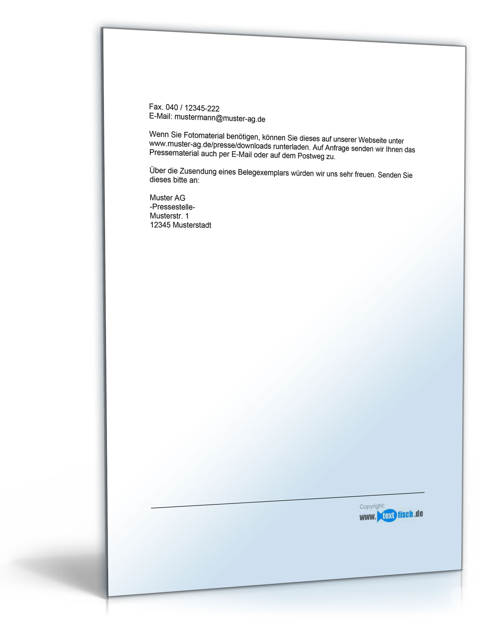 Pressemitteilung Vorstellung einer Sonderaktion PDF. Seite: 2