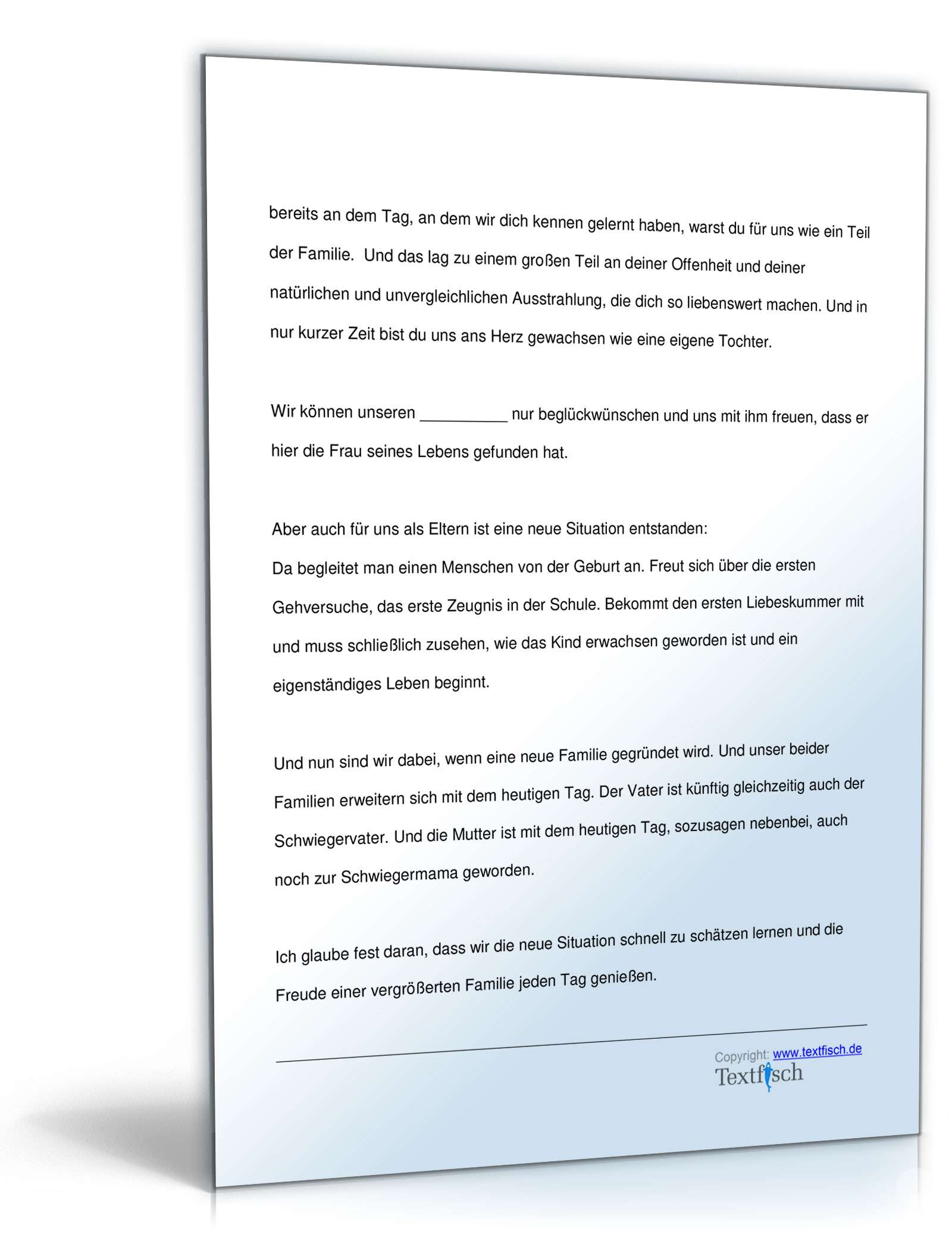 Hochzeitsrede vom Vater des Bräutigams PDF. Seite: 4