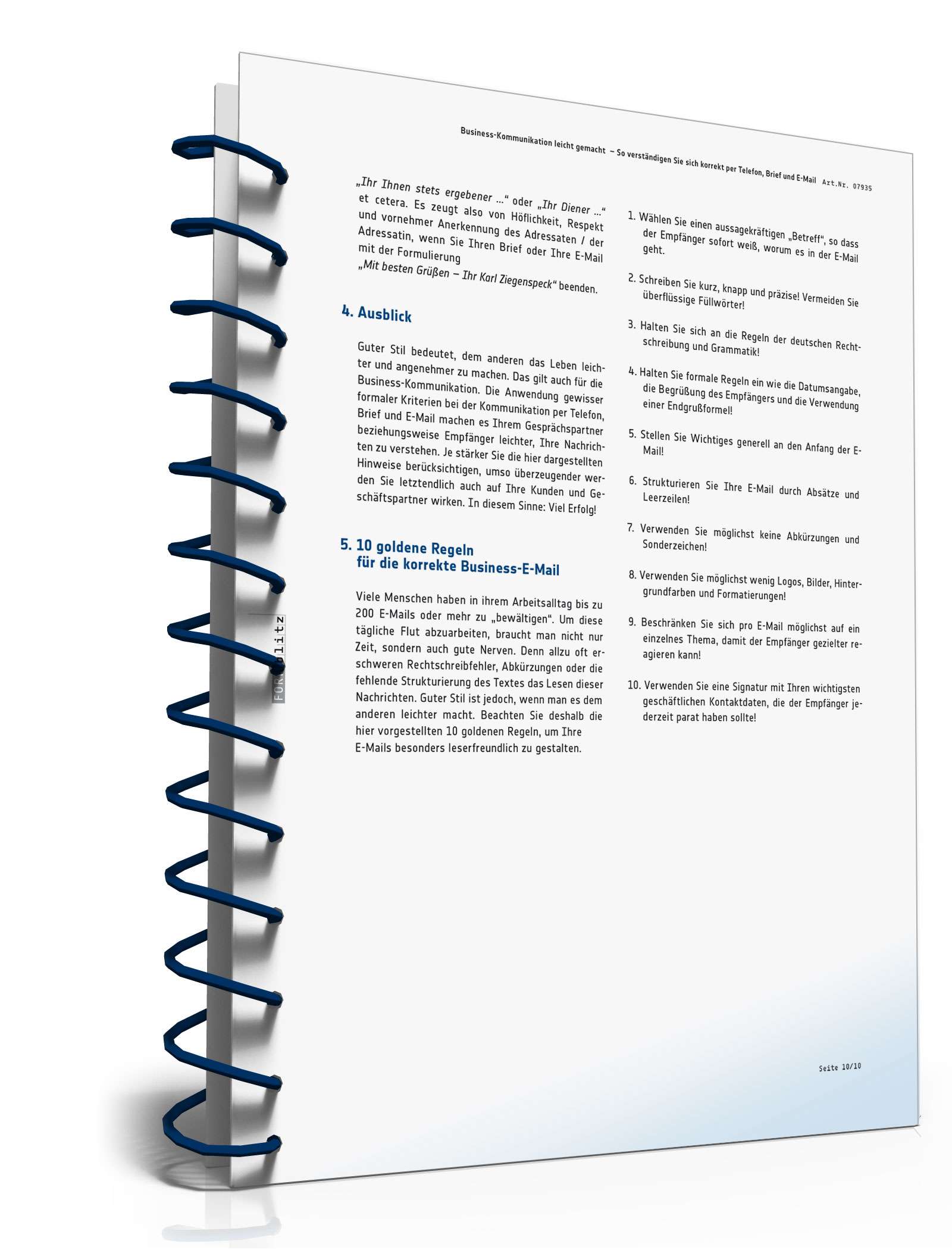 Business-Kommunikation leicht gemacht PDF. Seite: 11