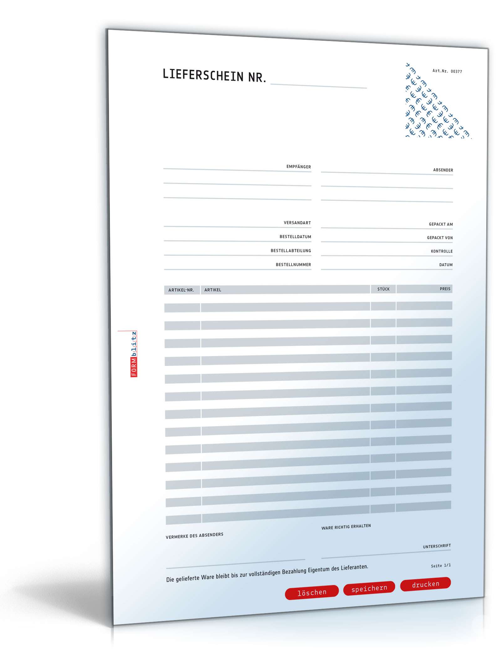 Lieferschein PDF