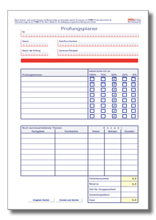 Prüfungsplaner PDF