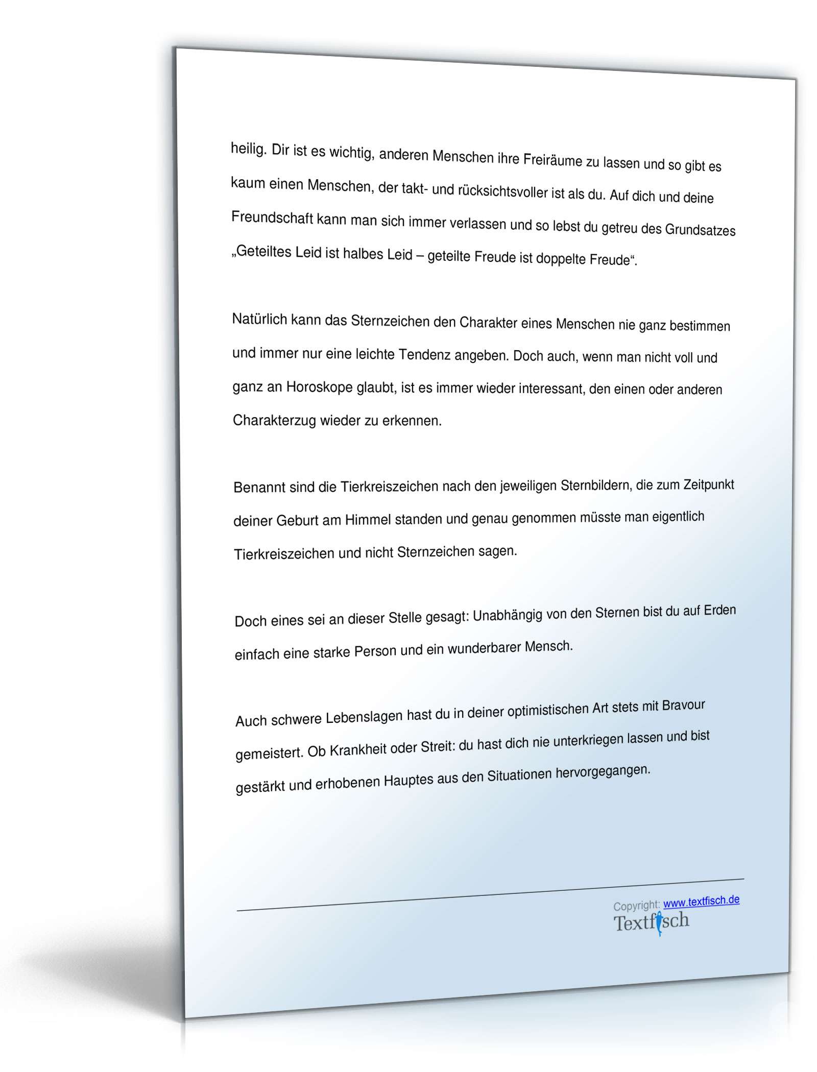 Geburtstagsrede Sternzeichen Wassermann (männlich) PDF. Seite: 3