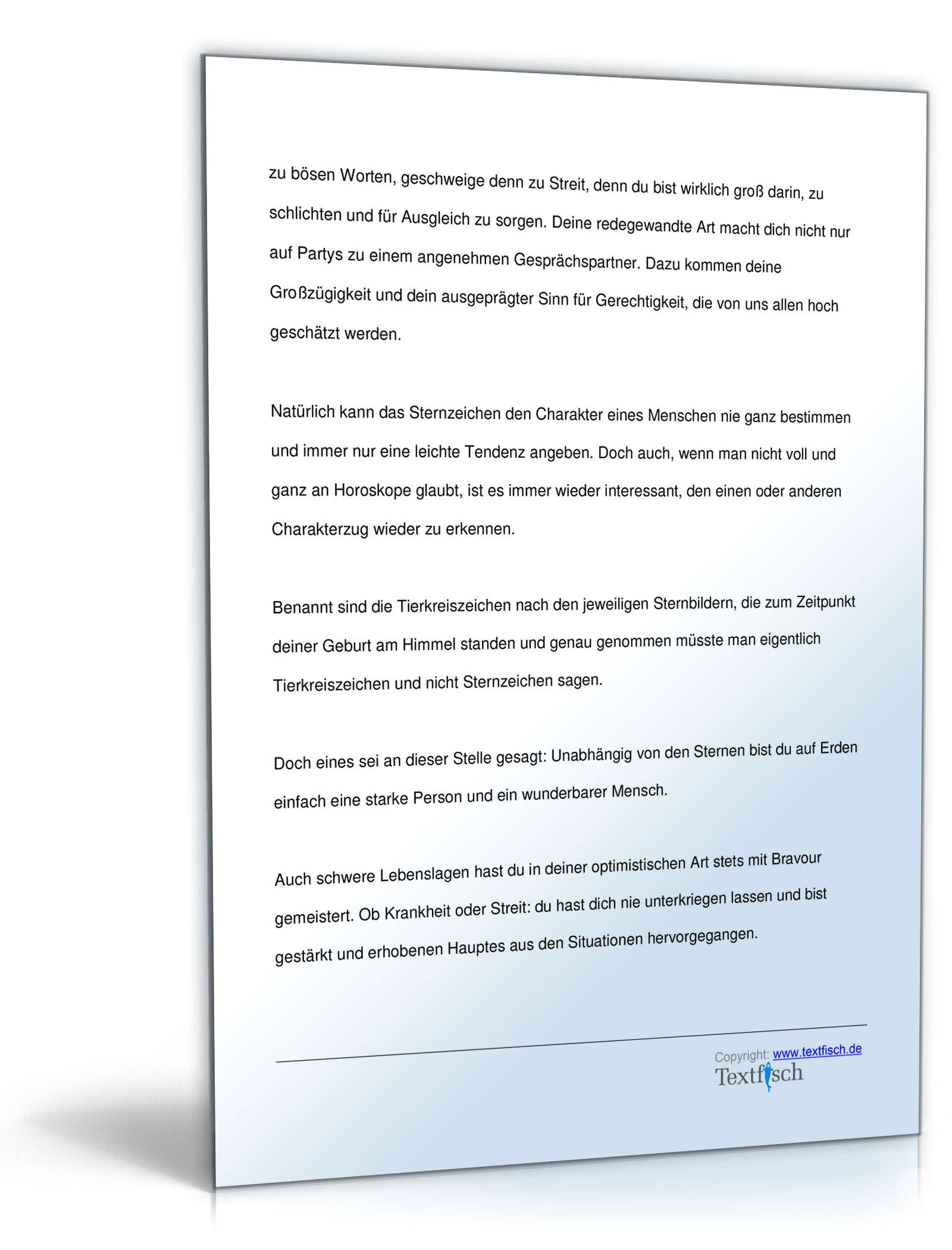 Geburtstagsrede Sternzeichen Waage (weiblich) PDF. Seite: 3