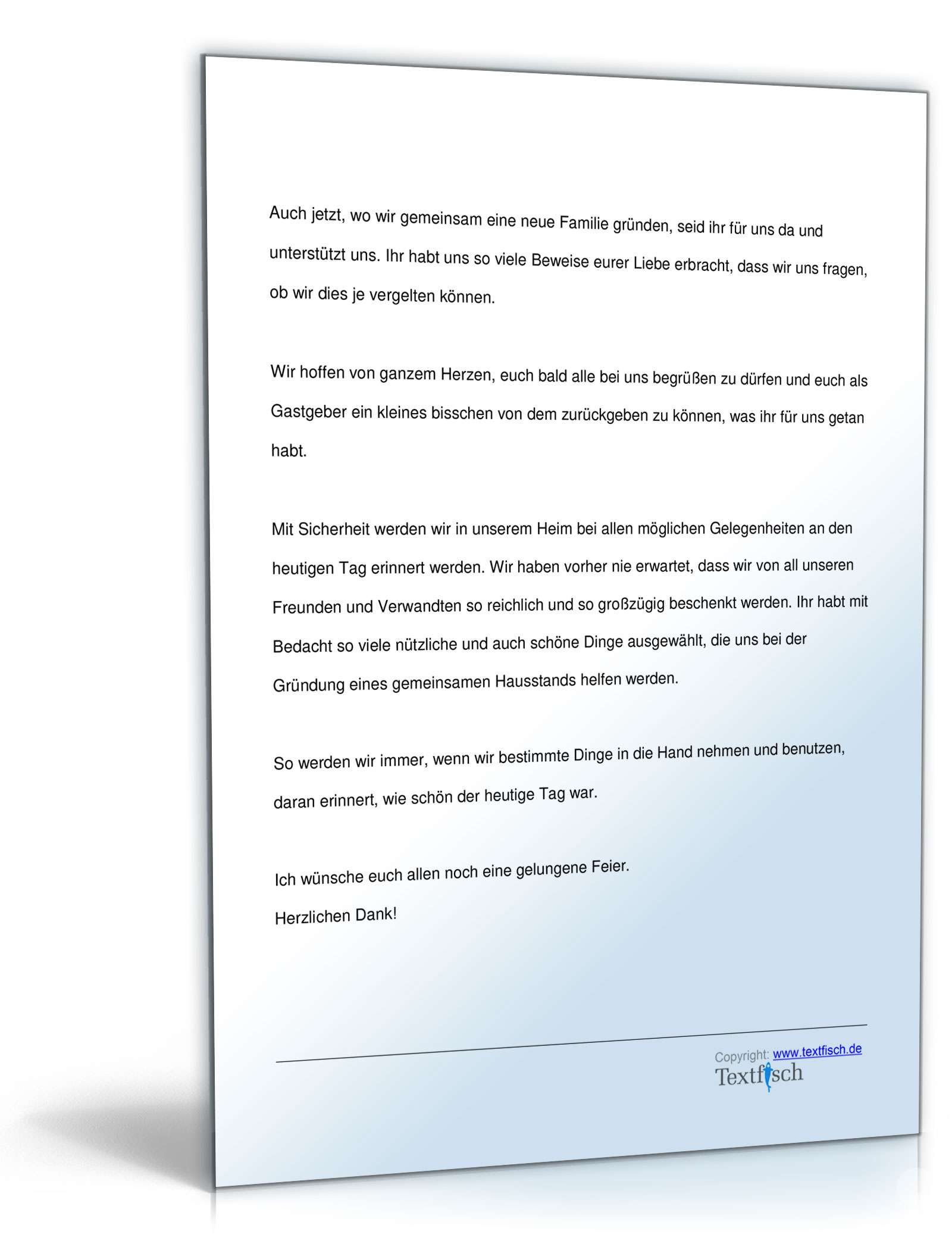 Hochzeitsrede - Dankesrede des Bräutigams PDF. Seite: 3