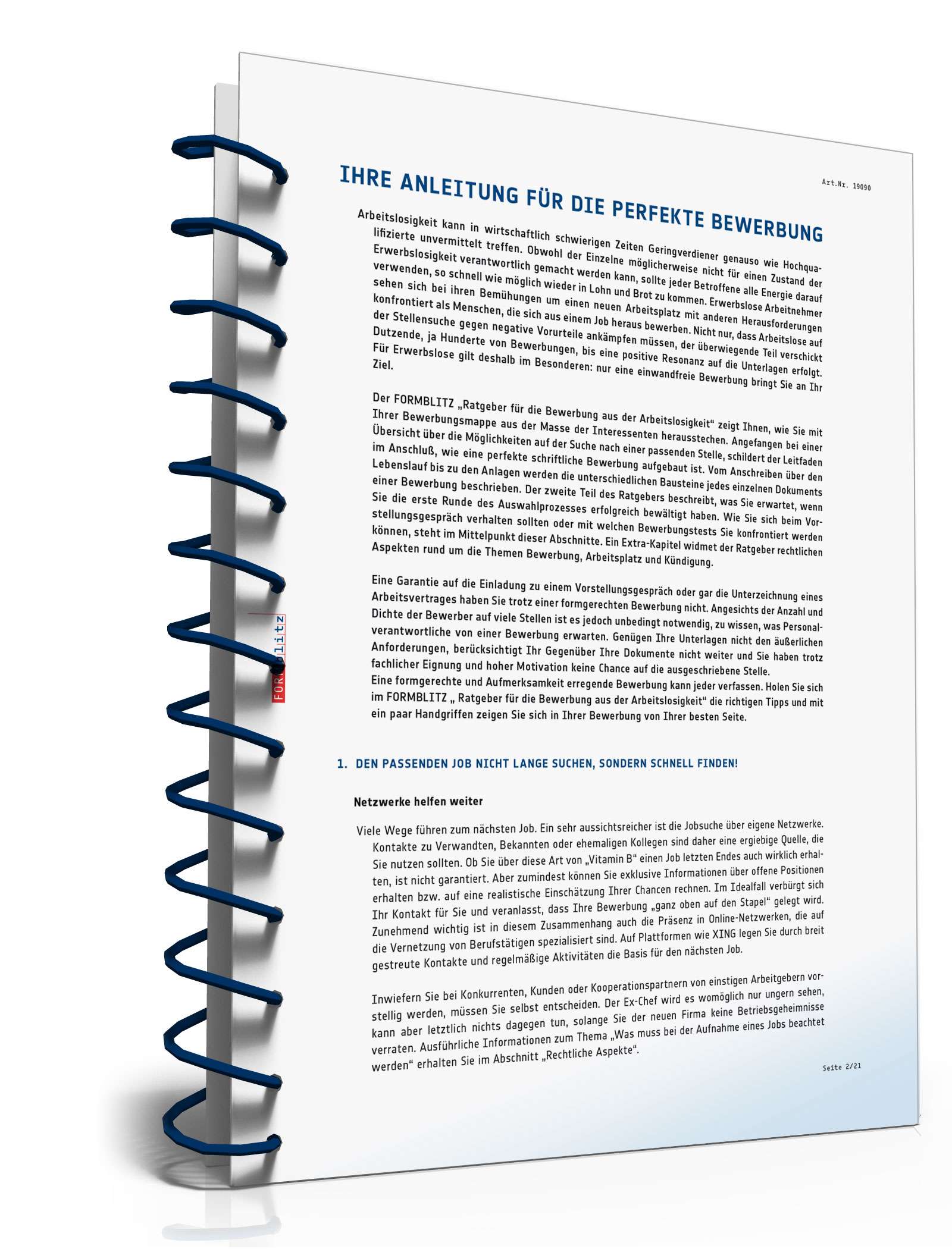Ratgeber Bewerbung aus der Arbeitslosigkeit PDF. Seite: 3