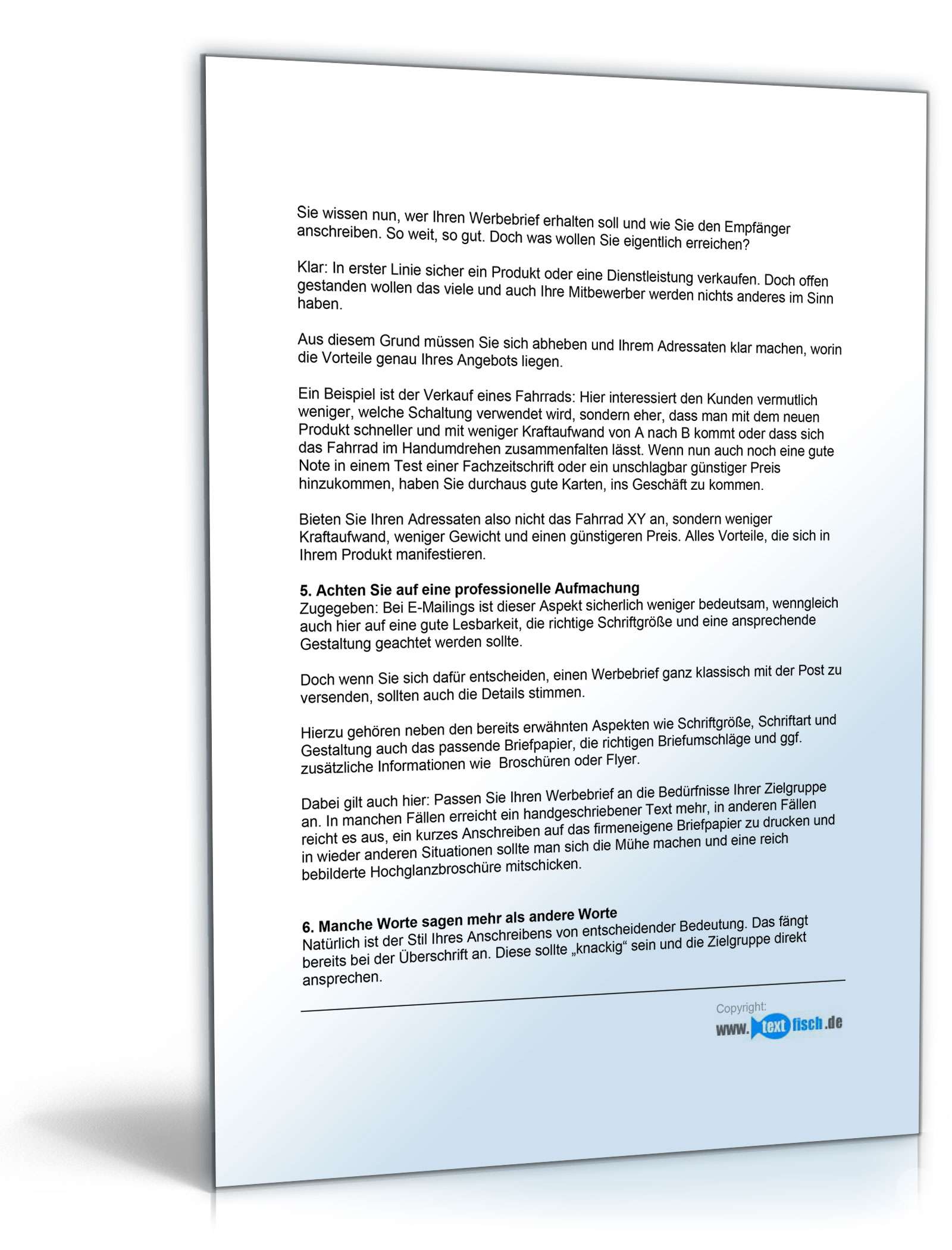 Werbebrief für eine Unternehmensberatung PDF. Seite: 4