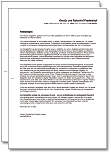 Dienstzeugnis-Paket (Tierpfleger/Pferdewirt) Excel