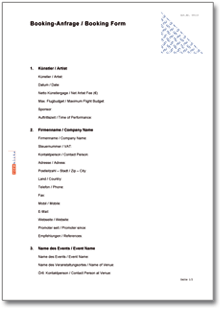 Booking-Anfrage (deutsch/englisch) Word