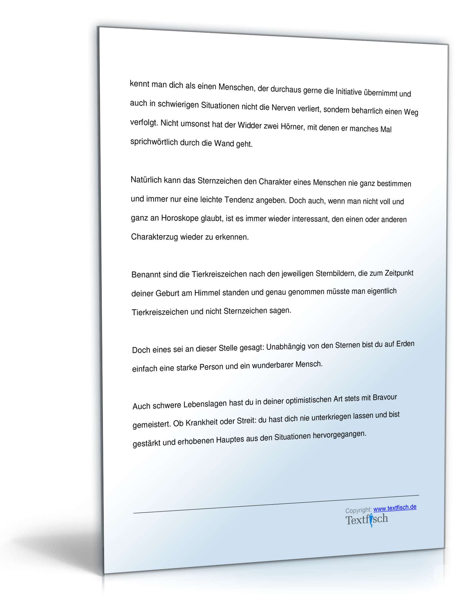 Geburtstagsrede Sternzeichen Widder (weiblich) PDF. Seite: 3