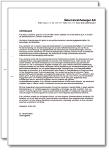 Dienstzeugnis-Paket (Versicherungsangestellte) Excel