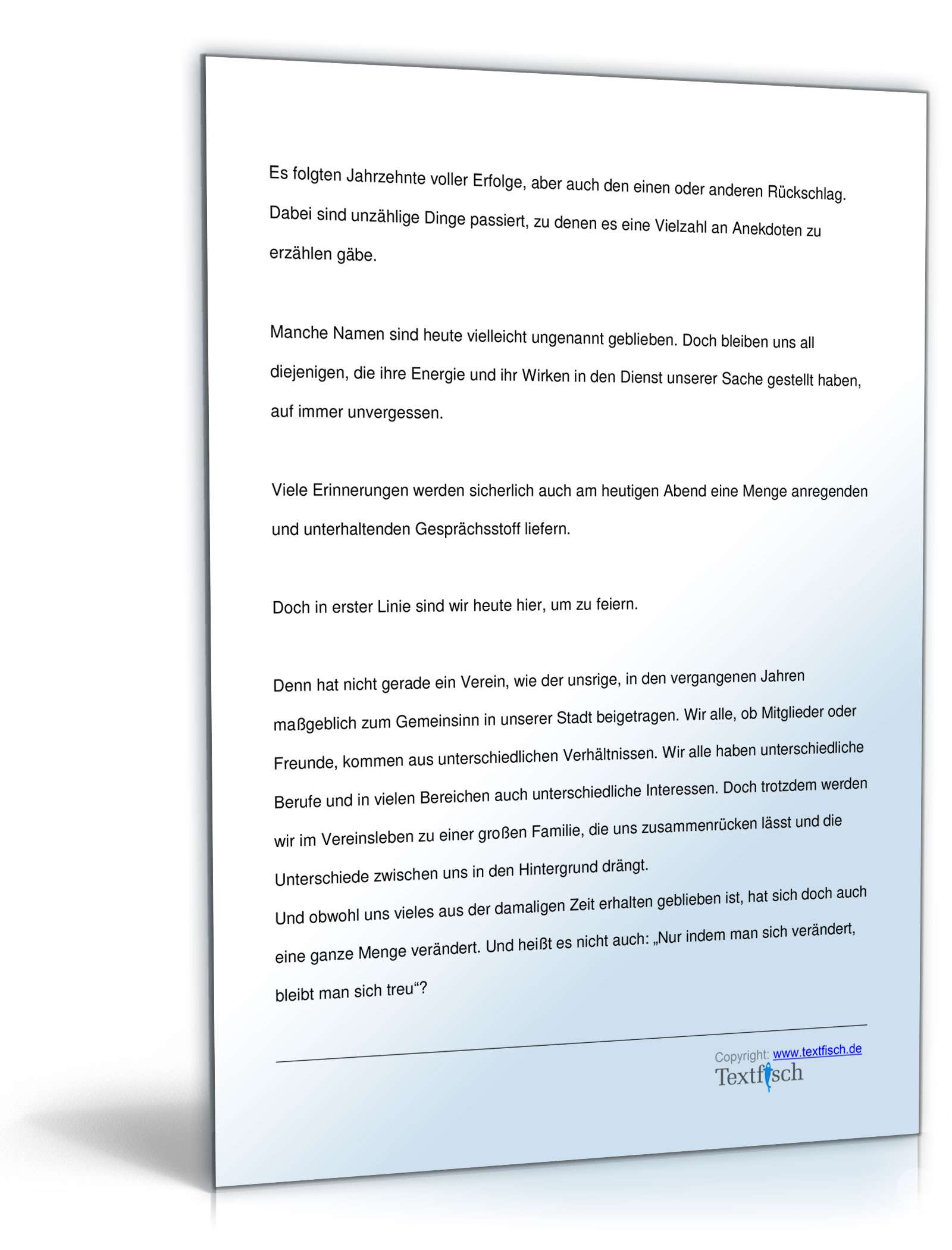 Jubiläumsrede Sportverein  PDF. Seite: 3