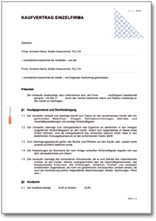 Kaufvertrag über ein Unternehmen (Asset Deal) Kaufvertrag über ein Unternehmen (Asset Deal) Word