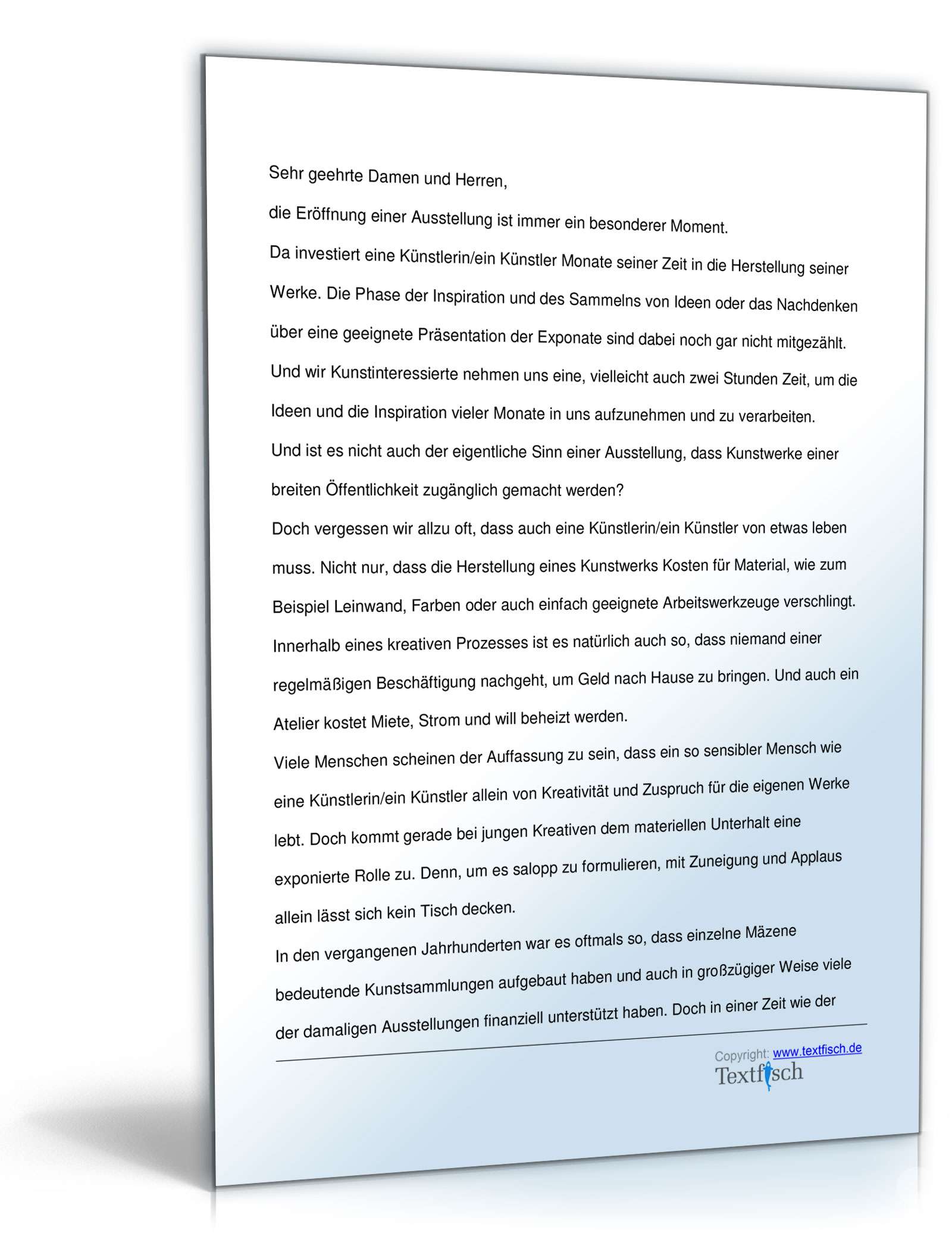 Eröffnungsrede - Eröffnung einer Ausstellung  PDF. Seite: 2