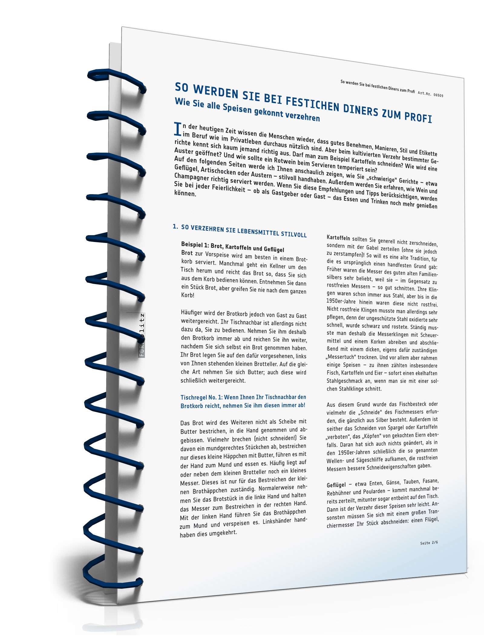 So werden Sie bei festlichen Diners zum Profi PDF. Seite: 3