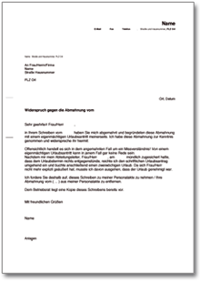 Gegendarstellung zur Abmahnung wegen eigenmächtigen Urlaubsantritts Word
