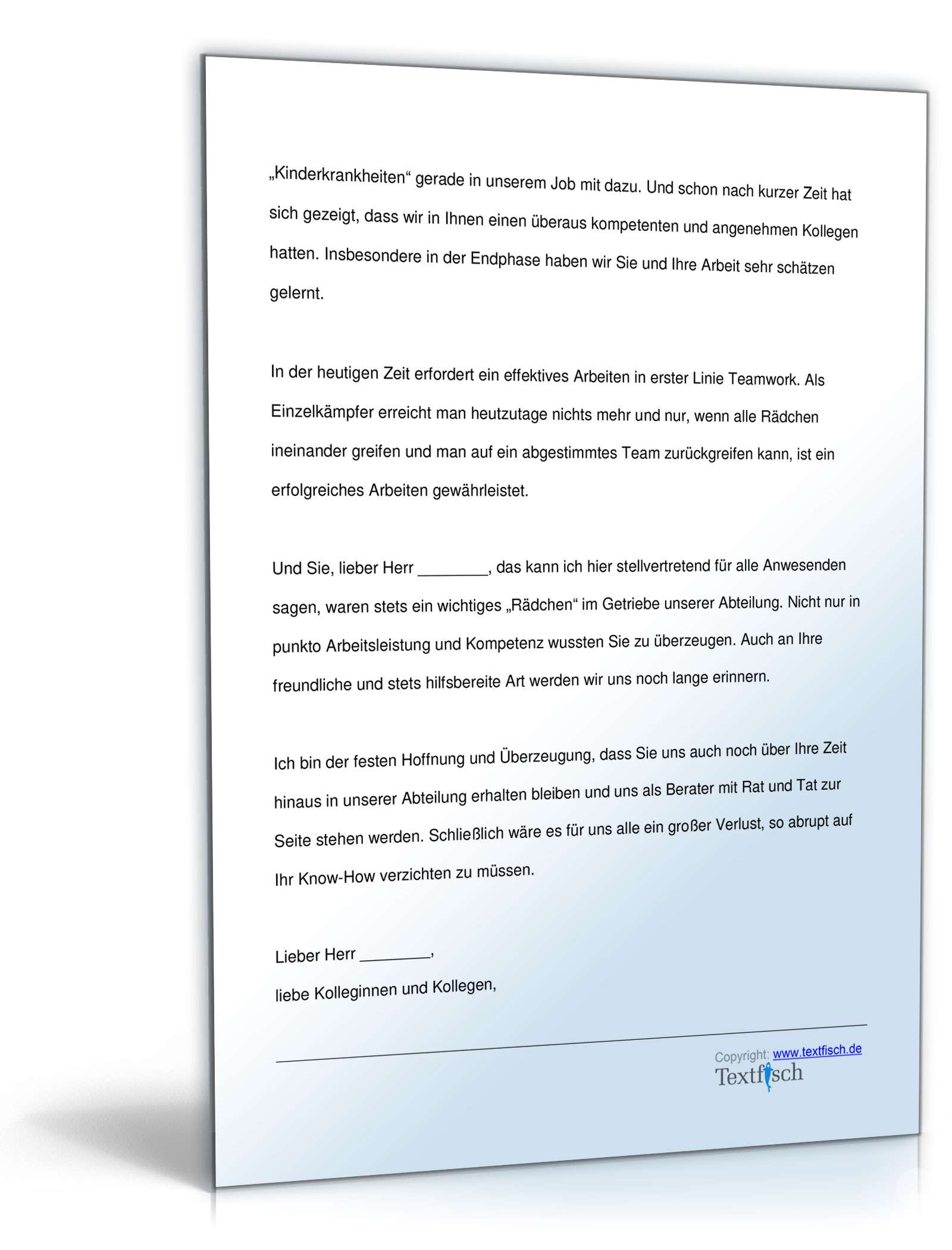 Abschiedsrede für einen Kollegen PDF. Seite: 3