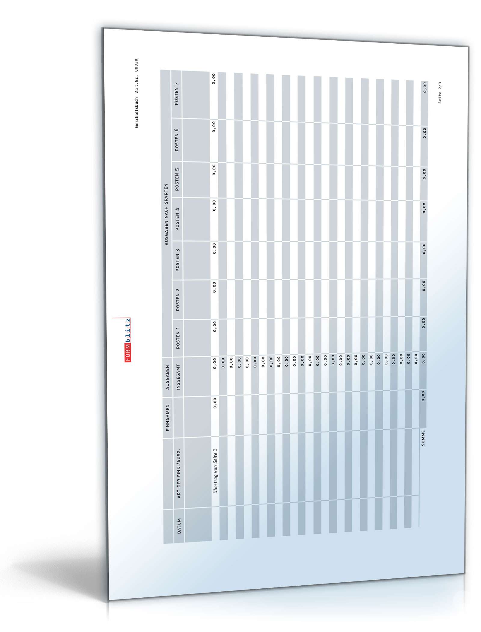 Geschäftsbuch PDF. Seite: 2