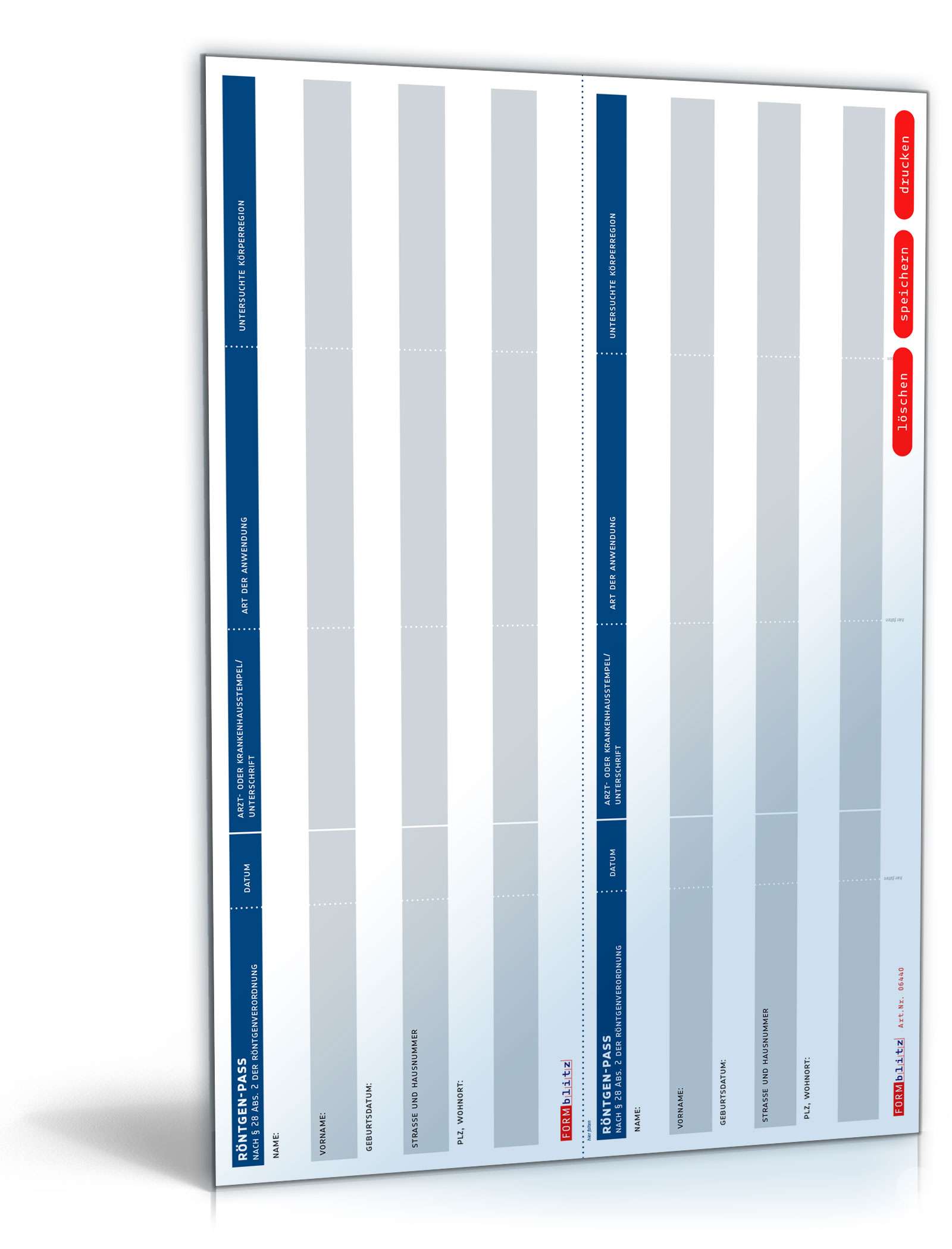 Röntgenpass PDF