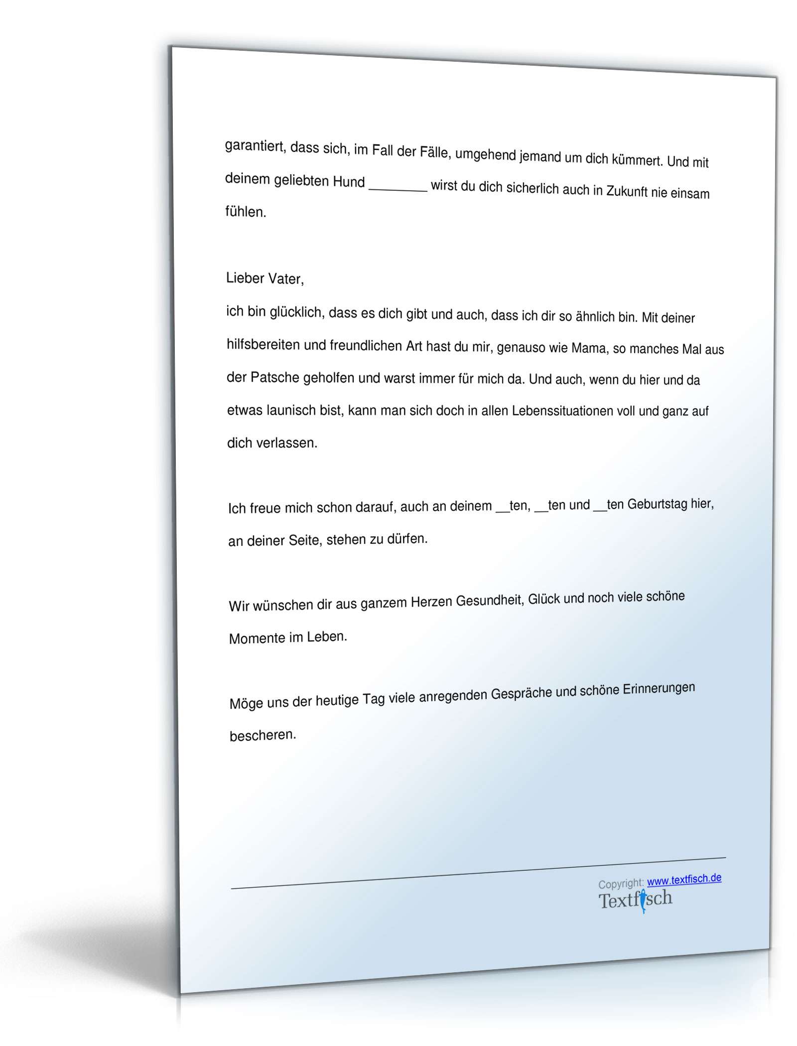 Geburtstagsrede für den Vater PDF. Seite: 4