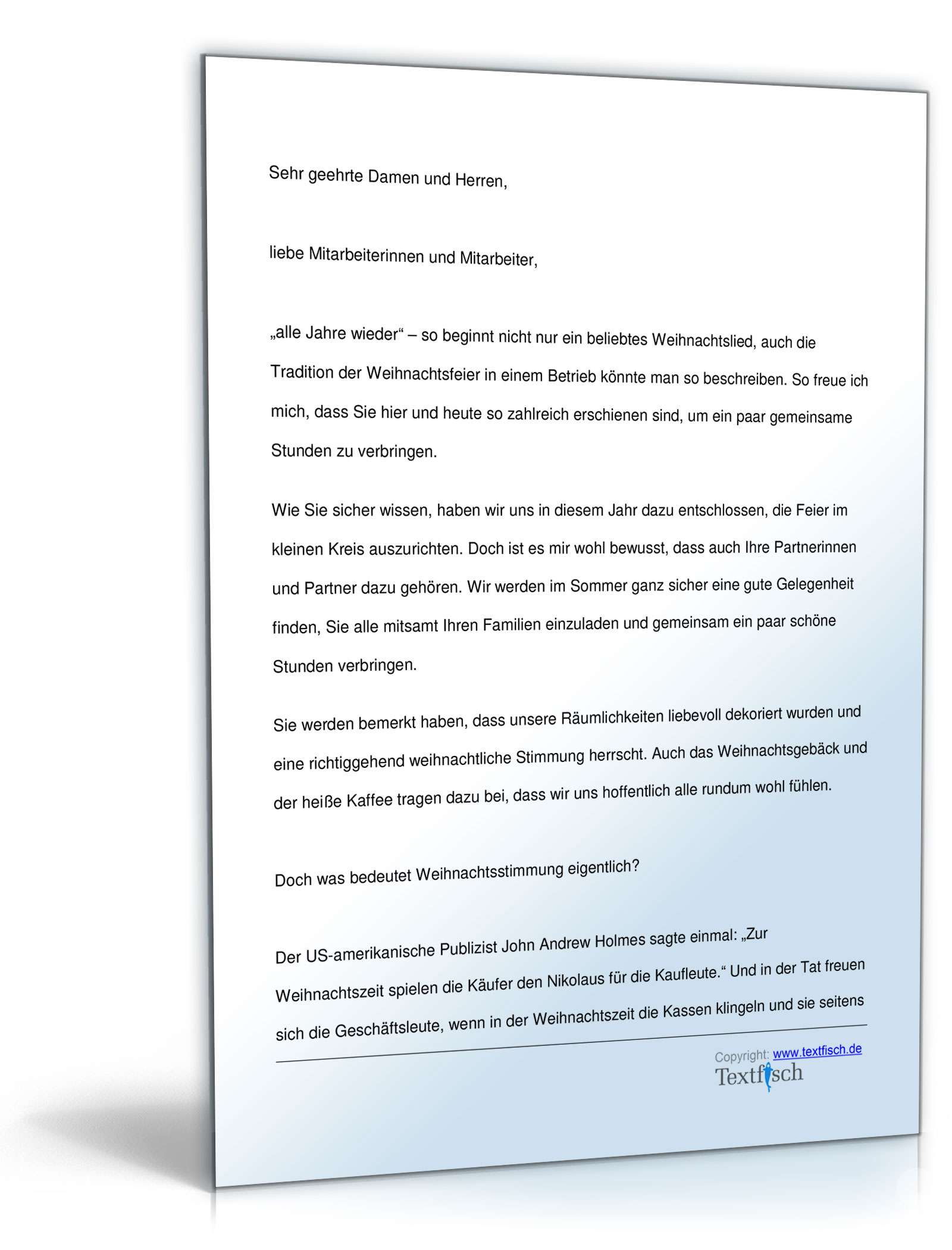 Weihnachtsrede im kleineren Kreis PDF. Seite: 2