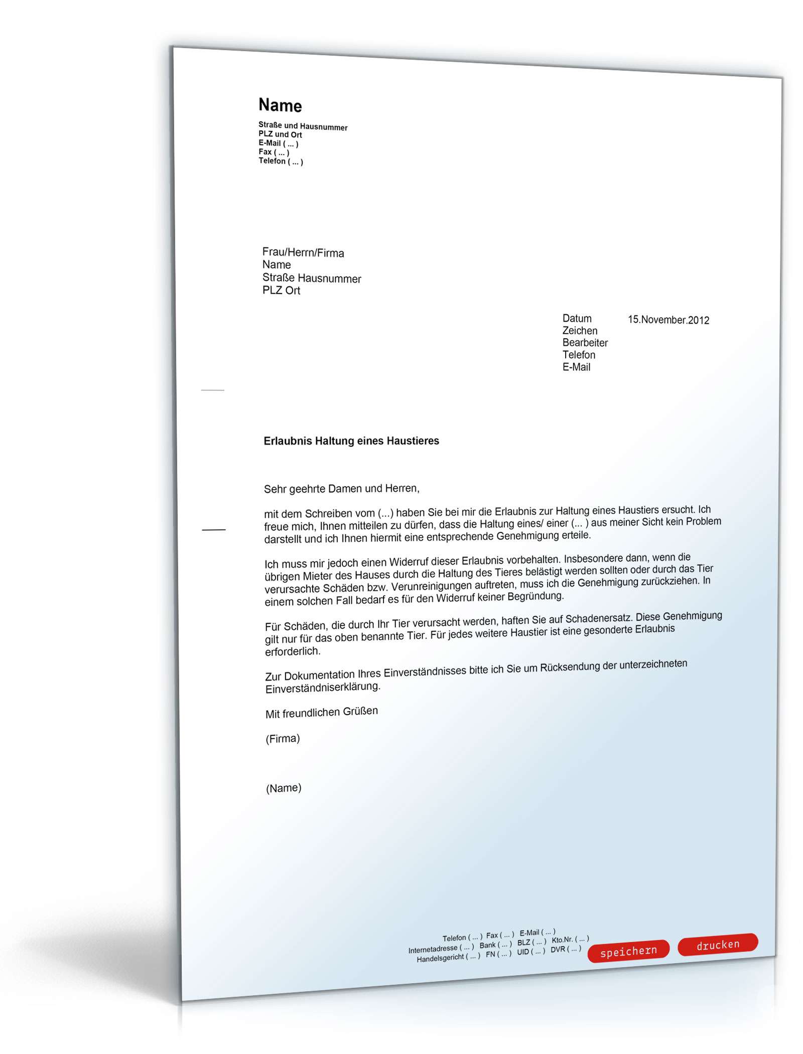 Genehmigung von Tierhaltung PDF