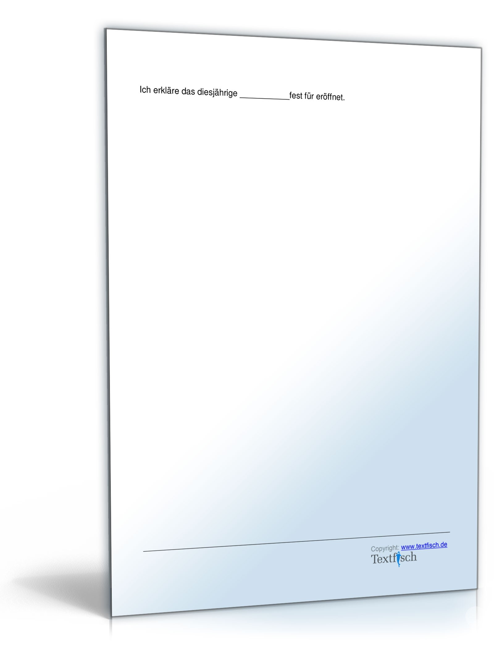 Eröffnungsrede - Eröffnung eines Stadtfestes PDF. Seite: 4