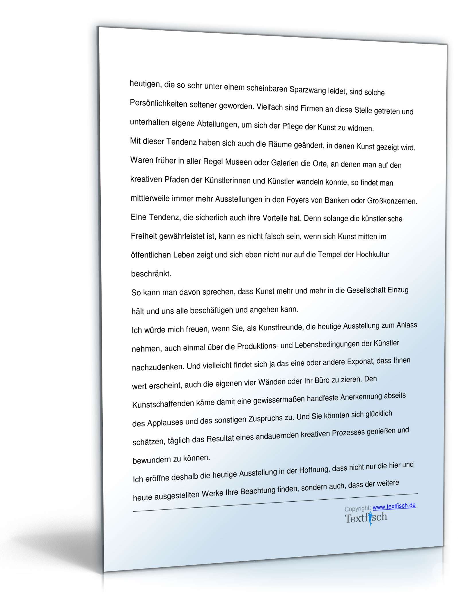 Eröffnungsrede - Eröffnung einer Ausstellung  PDF. Seite: 3