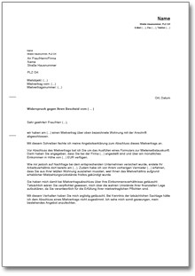 Anfechtung des Mietvertrages wegen falscher Angaben zum Einkommen Word