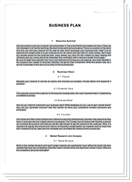 Business Plan Excel