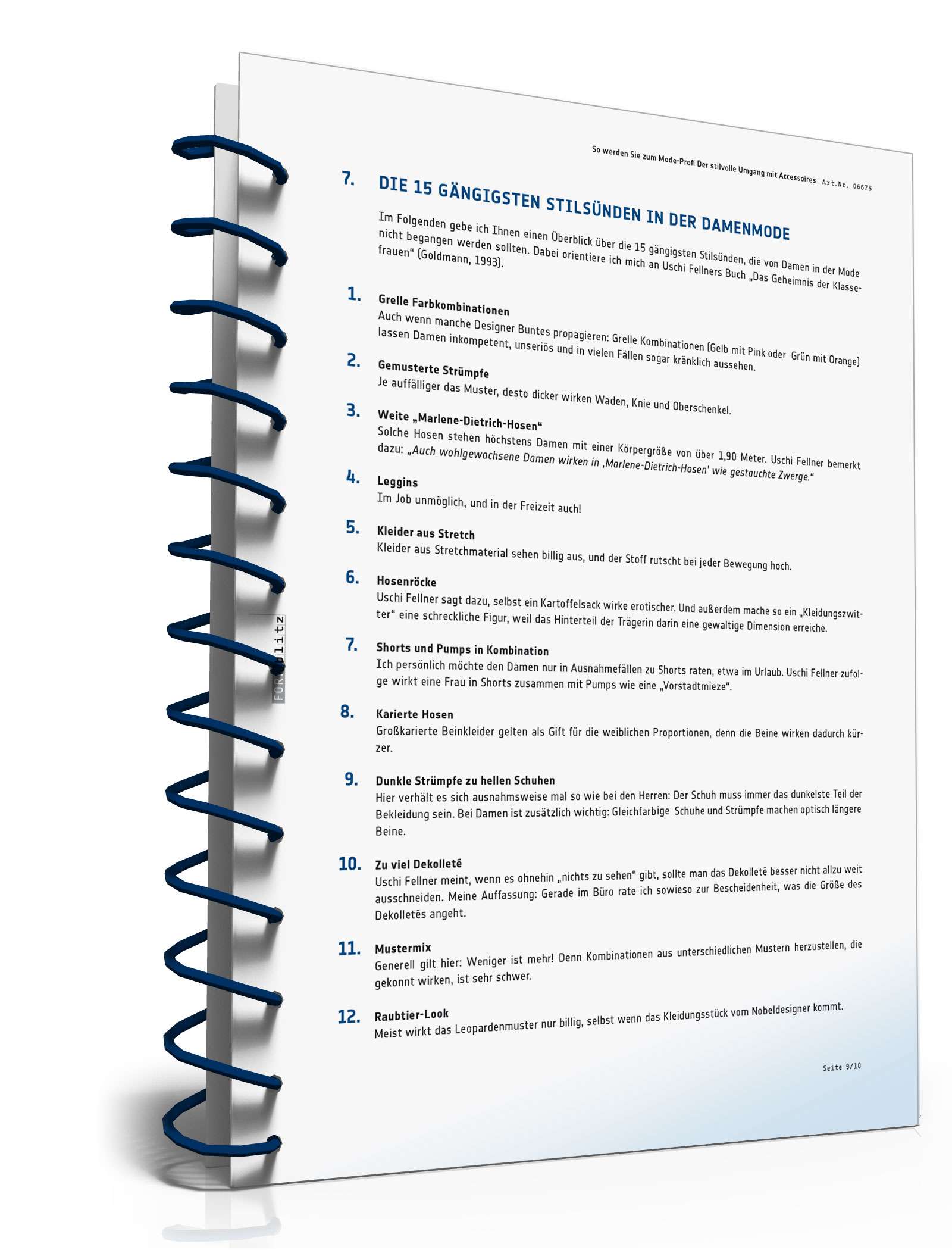 So werden Sie zum Mode-Profi: Der stilvolle Umgang mit Accessoires PDF. Seite: 10