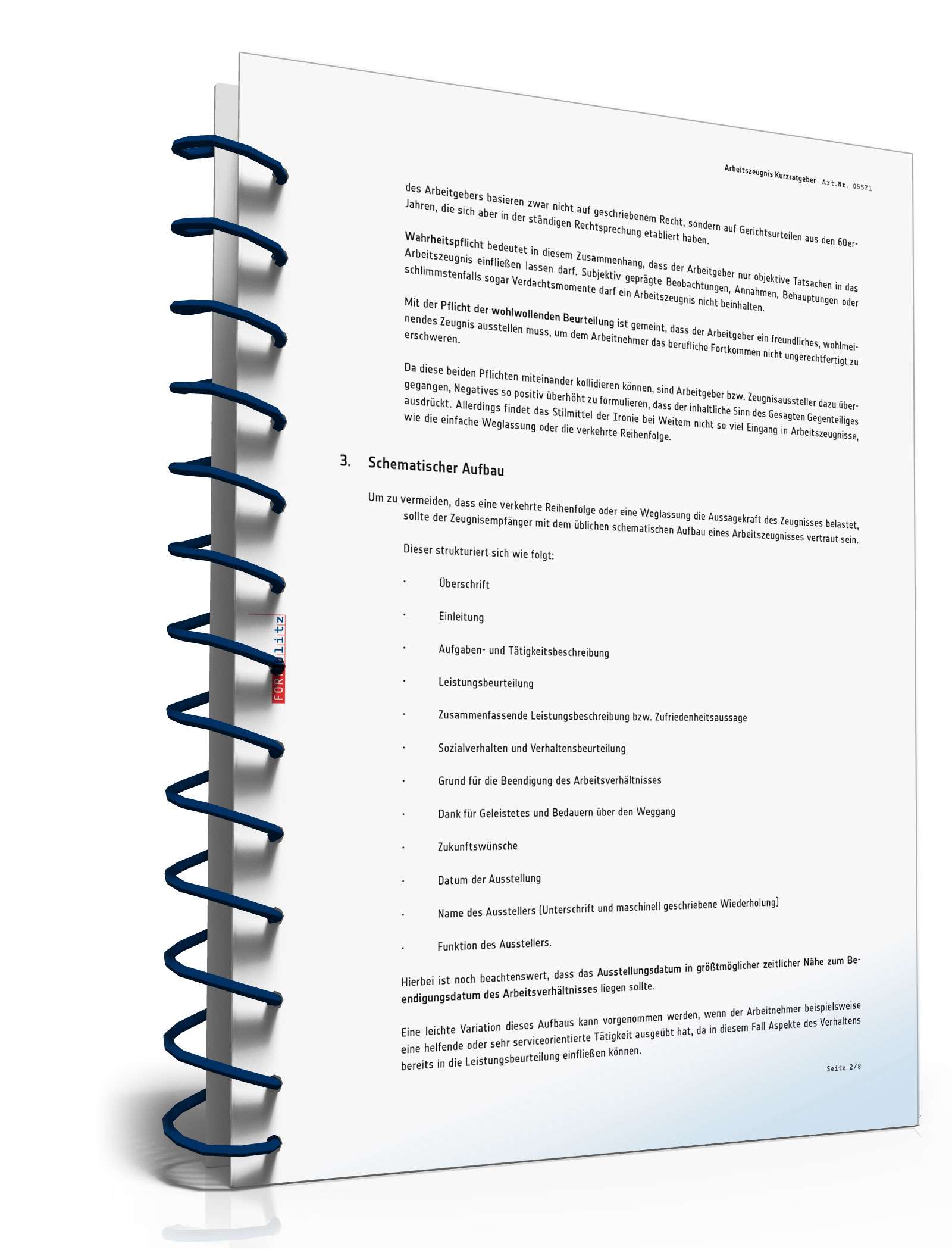 Das Arbeitszeugnis – korrekt erstellt und richtig interpretiert PDF. Seite: 3