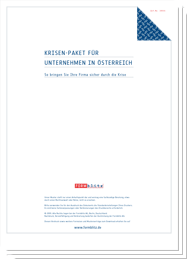 Krisen-Paket für Unternehmen in Österreich Excel