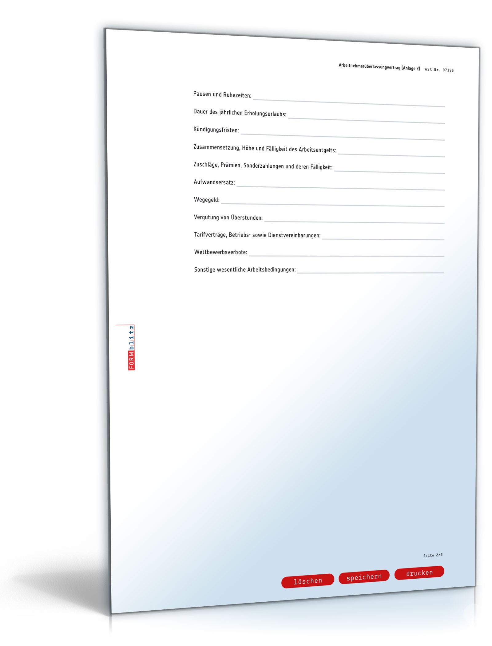 Arbeitnehmerüberlassungsvertrag PDF. Seite: 7