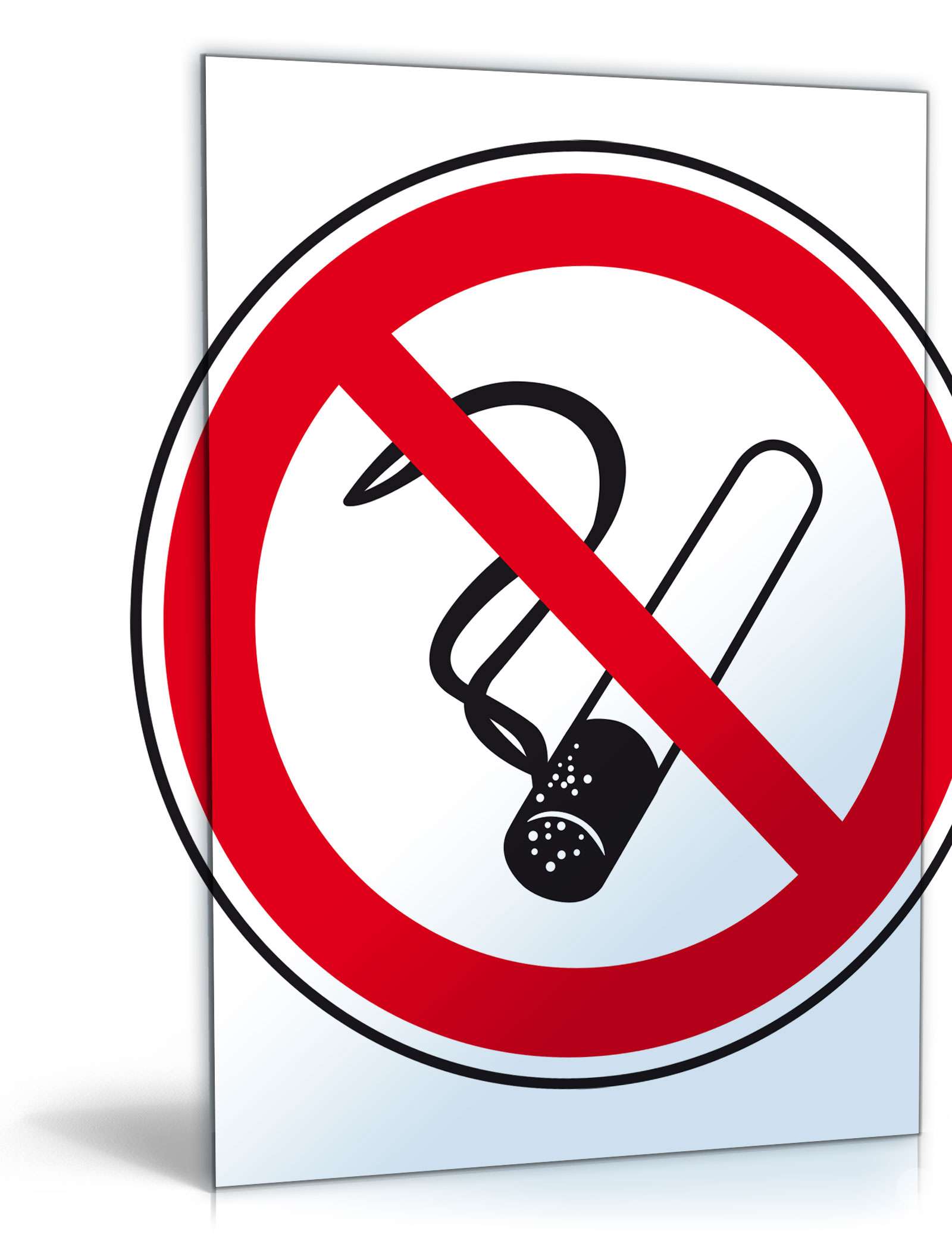 Schild "Rauchverbot" PDF